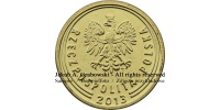 1 grosz 2013 r. The Royal Mint Londyn